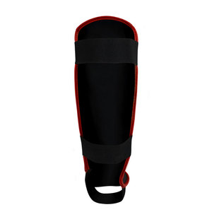 Nouvel Arrivage Protège-tibias Jumeaux Sur Mesure en Cuir Véritable avec Protection du Voûte Plantaire pour le Kickboxing - Product Image 2