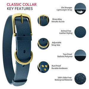 Collar de Piel para Perros Grandes de Lujo, Ajustable, Suave y Cómodo, para Razas Grandes, Duradero y Elegante, Accesorio para Mascotas al por Mayor - Product Image 5