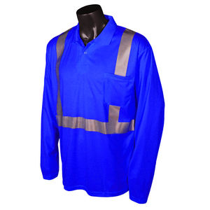 Camiseta de Manga Larga de Alta Visibilidad para Trabajo en Invierno, Color Amarillo Fluorescente de Seguridad, Disponible en Todas las Tallas - Product Image 4