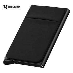 TILONSTAR TVC404 Tarjetero Metálico Delgado y Minimalista con Bloqueo RFID, Personalizable con Logotipo Empresarial, de Aluminio, con Sistema Pop-up para Tarjetas de Crédito - Product Image 2