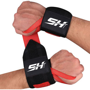 สายรัดข้อมือยกน้ำหนักคุณภาพสูง ผลิตจากเส้นใยยืดหยุ่นพิเศษ ผิวสัมผัสด้านในนุ่มสบาย ลดการระคายเคืองผิว พร้อมบริการสกรีนโลโก้ตามสั่ง - Product Image 1