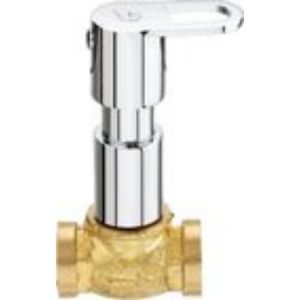 Robinet de lavabo en céramique Soon 207, mitigeur encastré, bride de 15 mm, acier inoxydable poli, design moderne durable, mural, simple - Product Image 1