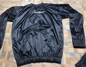Nouvelle combinaison de sauna personnalisée avec logo, pour usage domestique, pour couple, fitness, course à pied, vêtements de sport d'hiver, extensible dans quatre directions, éco-responsable, taille élastique - Product Image 6