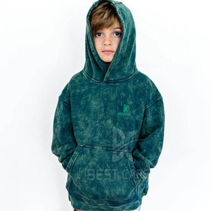 Sudaderas con Capucha para Niños con Lavado Ácido, Diseño Nuevo, Ropa de Moda para Uso en Exteriores, Precio al por Mayor, Hechas en Pakistán - Product Image 4