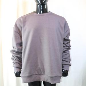 Sudadera con cuello simulado de 450 GSM, bordado con nombre personalizado, corte holgado y extragrande, 100% algodón, felpa francesa. - Product Image 1