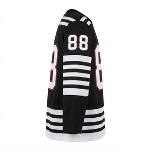 Maillot de football personnalisé en gros, rayures bleues et blanches classiques, équipe d'Allemagne, respirant, anti-humidité, entièrement sublimé - Product Image 3