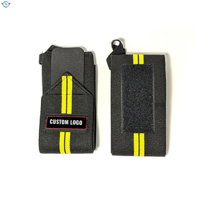Adjustable Gym Wrist Wraps With Thumb Loop Custom Logo Soft Fabric Quick Dry High Street <b>Weight</b> Lifting Wrist Wraps - Product Image 2