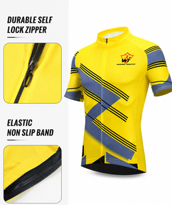 Conjunto de Jersey de Ciclismo de Alto Rendimiento para Hombre, Traje de Ciclismo Ligero de Secado Rápido con Pantalones Cortos Acolchados con Gel - Product Image 4