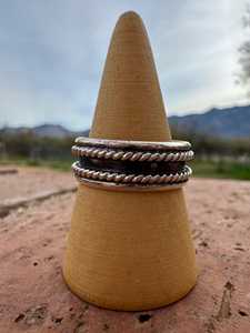 Handcrafted Oval Kingman <b>Turquoise</b> <b>Ring</b> Sterling Silver Southwestern Boho Statement Jewelry Artisan Gemstone Gift for Her - Product Image 3