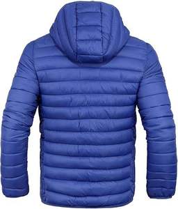 เสื้อโค้ทขนสัตว์บุผ้าสำหรับผู้ชาย ยี่ห้อ ALLIGNED INDUSTRY สีเบจ แบบมีฮู้ด ซิปด้านหน้า สไตล์ลำลอง ทรงพอดีตัว/เข้ารูป  แบบสองด้านใส่ได้ - Product Image 4