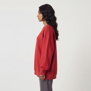 Sweat-shirt en polaire pour femme, coupe ample et oversize, pull chaud d'hiver, vêtements décontractés streetwear, vente en gros - Product Image 3