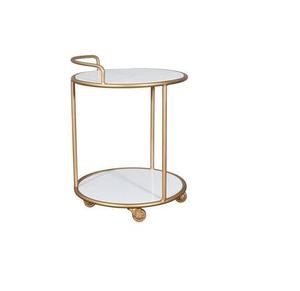 Small Size White Marble Base <b>Trolley</b> bar Cart for Home Catering Hotel Restaurant Kitchen Food Coffee Tea <b>Serving</b> <b>Trolley</b> Cart - Product Image 1