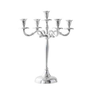 Modern Metal Candelabra <b>5</b> Arms Multi-Head Candlestick Holder Event Party Wedding Decoration Table Centerpiece Home Decor Stand - Product Image 1