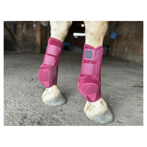 Bottes de thérapie équine personnalisées en néoprène et polaire pour chevaux sportifs – Soutien protecteur des jambes pour l'entraînement et la récupération - Product Image 3