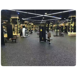 Sol en caoutchouc pour salle de sport CrossFit Speckles, tapis en caoutchouc de 1 pouce d'épaisseur - Product Image 6