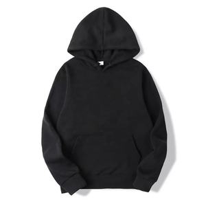 Sudadera con Capucha Morada de Color Sólido para Hombre, Sudadera Informal de Manga Larga con Bolsillo Tipo Canguro, Unisex, Talla Grande - Product Image 3