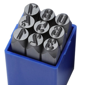 ชุดตัวเลขเหล็กเจาะขนาด 6 มม. เกรดอุตสาหกรรมพรีเมียม แบบตัวอักษรเยอรมัน รองรับ OEM - Product Image 1