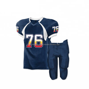 Uniforme de football américain personnalisé en gros qualité unique haut à séchage rapide avec une nouvelle caractéristique respirante - Product Image 4