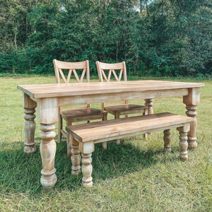 Custom Design Solid Wood Furniture Legs for <b>Table</b> <b>Chair</b> Use Heavy Duty Modern Design-<b>Outdoor</b> Dining Living Room Workshop Home - Product Image 5