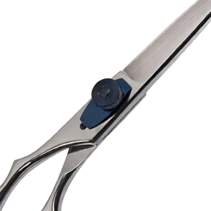 Professional Hairdressing Salon Scissors 6.5 Inch Blue & Silver Stainless Steel Barber Cutting <b>Shears</b> Hair Styling <b>Tool</b> - Product Image 6