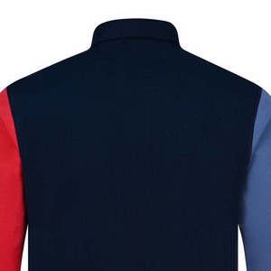 Chemise de rugby à manches longues pour homme, 100 % polyester, coupe ajustée, respirante, séchage rapide, design personnalisable avec couleur contrastée - Product Image 5