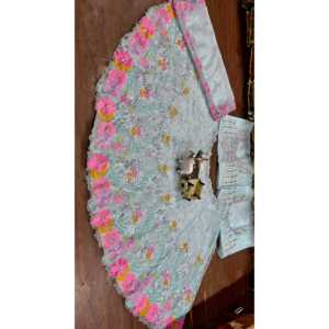 Fancy Embroidery Sequence Cut Work <b>Lehenga</b> Choli for Party Wear - Product Image 1