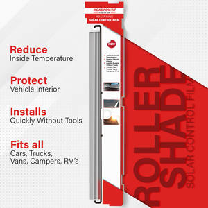 Pare-soleil rétractable Roadpower pour vitres de voiture - Film solaire avec protection UV pour réduire la chaleur et les reflets à l'intérieur du véhicule - Product Image 2