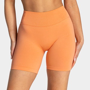Shorts de Yoga Delgados de Verano para Mujer, Casuales, de Color Sólido, Cintura Baja, Ajustados, de Algodón, para el Día a Día - Product Image 1