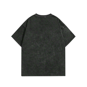 Nouveauté Chemises décontractées de style streetwear à manches courtes en coton 100% pour hommes, impression DTG personnalisée de haute qualité, effet délavé - Product Image 2