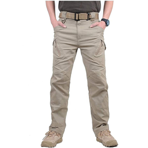 New Premium Factory Supply Waterproof Midweight Winter Hiking Training Canvas <b>Gothic</b> Tactical Pants Slim Fit Elastic Waist Men - Product Image 1