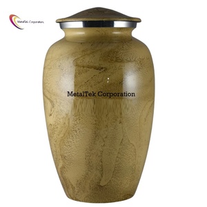 Hot Selling Metal Cremation Urn Aluminium <b>Keepsake</b> <b>for</b> Human Memorial <b>Ashes</b> Wholesale Funeral Decorative Adult Urns Burial Jars - Product Image 6