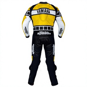 ชุดแข่งรถมอเตอร์ไซค์ Ramaha Yellow MotoCP แบบชิ้นเดียว ทำจากหนังวัว/หนังจิงโจ้ สำหรับขับขี่มอเตอร์ไซค์บนสนาม/ขี่มอเตอร์ไซค์ทั่วไป ชุดจั๊มสูท MotoCp/Traje สำหรับนักขี่มอเตอร์ไซค์ระดับมืออาชีพ - Product Image 2