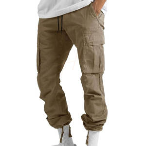 Pantalon cargo homme tendance coupe slim, confortable, respirant, délavé, décontracté - Product Image 4