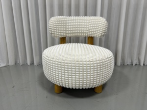 Minimalist Unique Soft Teddy Cloud Lounge Luxury Sofa <b>Chairs</b> White Nordic Cream Modern Luxury <b>Accent</b> <b>Chair</b> - Product Image 4