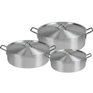 Elegante Juego de Ollas de Cocina de Metal, Olla Redonda, Juego de Ollas para Guisos, Juego de Utensilios de Cocina de Hierro Fundido - Product Image 3