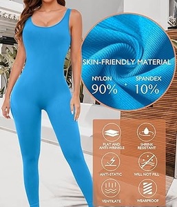 Women Slim Fit Solid Yoga Set Lightweight Quick Dry Gym Bra Leggings Pants Breathable High Waist Yoga Suit Bodysuit Sets - Product Image 2