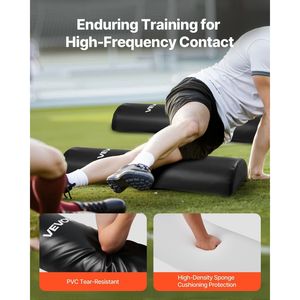 Mannequin d'entraînement de football haute densité et robuste, en PVC et éponge, avec coussin de blocage de 42,5 cm, pour l'entraînement - Product Image 3