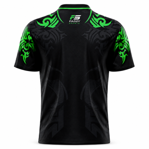 เสื้อแข่งอีสปอร์ตแบบซับลิเมชั่นสั่งทำพิเศษ ระบายอากาศได้ดี เสื้อทีมเกมมิ่งระดับโปรสำหรับผู้ชาย แห้งเร็ว คอวี ชุดกีฬาสำหรับการแข่งขัน - Product Image 1