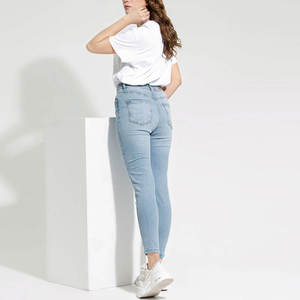 Jeans de Mezclilla para Mujer, Corte Recto, Ajustados, Estilo Vintage, Invierno, 100% Alta Calidad, Transpirables, Cómodos, Nueva Llegada, Elegantes - Product Image 2