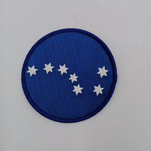 Wholesale Embroidery Patch Sharp Cut Edge <b>Stitch</b> Logo Patch for Hats Jackets Bags Durable OEM Manufacturing Supply - Product Image 2