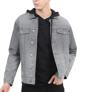Street Wear Adjustable Premium Quality Men Fashion Jeans Jacket <b>Top</b> Manufacturer Latest Design Cheap Price Denim Jackets - Product Image 3