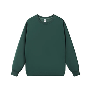 Womens Light <b>Grey</b> Solid <b>Plain</b> Crewneck Oversized Sweatshirt Long Sleeve Casual Streetwear Activewear OEM ODM Wholesale Apparel - Product Image 3