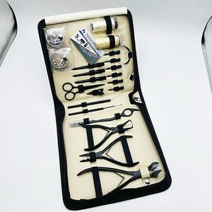 Kit de pinces d'extension de cheveux professionnelles-Logo personnalisé durable en acier inoxydable de qualité chirurgicale de précision pour un usage commercial - Product Image 4