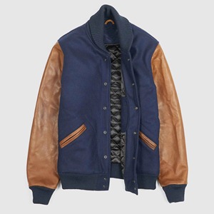 New Custom Design Embroidery Patches Work <b>Leather</b> Sleeves College Wear Letterman Varsity <b>Jacket</b> High Quality Wool Plus Size - Product Image 2