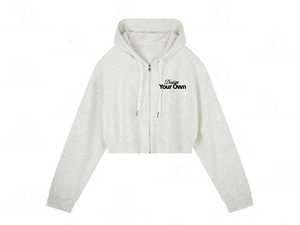 เสื้อฮู้ดครอปพิมพ์ลายกราฟิกสำหรับแฟชั่นประจำวันและลุคสตรีทสมัยใหม่ - Product Image 5