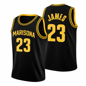 Uniforme de Baloncesto Personalizado OEM, Transpirable, Sin Mangas, Bordado, 100% Poliéster, Secado Rápido, Unisex, para Todas las Temporadas - Product Image 1