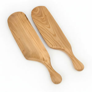 Bandeja de Servir de Madera con Acabado Natural, Vajilla Multiusos para Servir Aperitivos, Té, Café y Uso Doméstico - Product Image 1