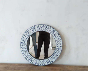 Miroir décoratif antique de luxe à grand cadre en bois, personnalisé, pour salon, vente directe du grossiste français HF CRAFTS - Product Image 1