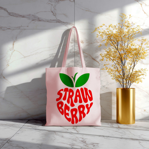 Sacs de shopping imprimés en coton 100% de qualité supérieure, motif de luxe, taille personnalisée, pour la vente en gros en Inde. - Product Image 4