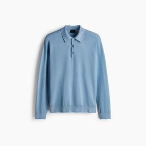 Polo en maille texturée coupe standard pour homme, toucher doux et aéré, manches courtes, idéal pour le bureau, les loisirs et l'été - Product Image 4